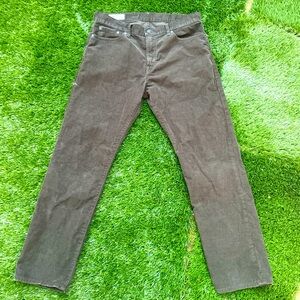 32x30 Brown Corduroy Vintage Straight Fit Gap jeans